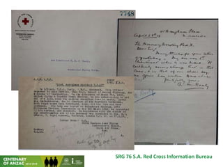 SRG 76 S.A. Red Cross Information Bureau
 