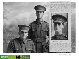 Chronicle 7 Oct. 1916
 