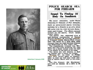 Advertiser 5 January 1938
 