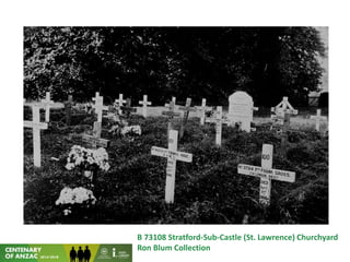 B 73108 Stratford-Sub-Castle (St. Lawrence) Churchyard
Ron Blum Collection
 
