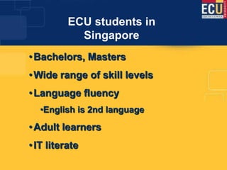 Information literacy for offshore students