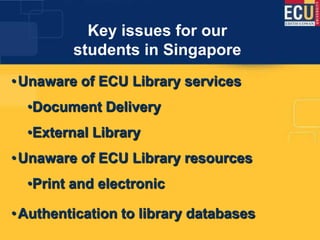 Information literacy for offshore students