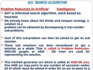 AO AO* (And-Or Star) algorithm_ AI.pptx