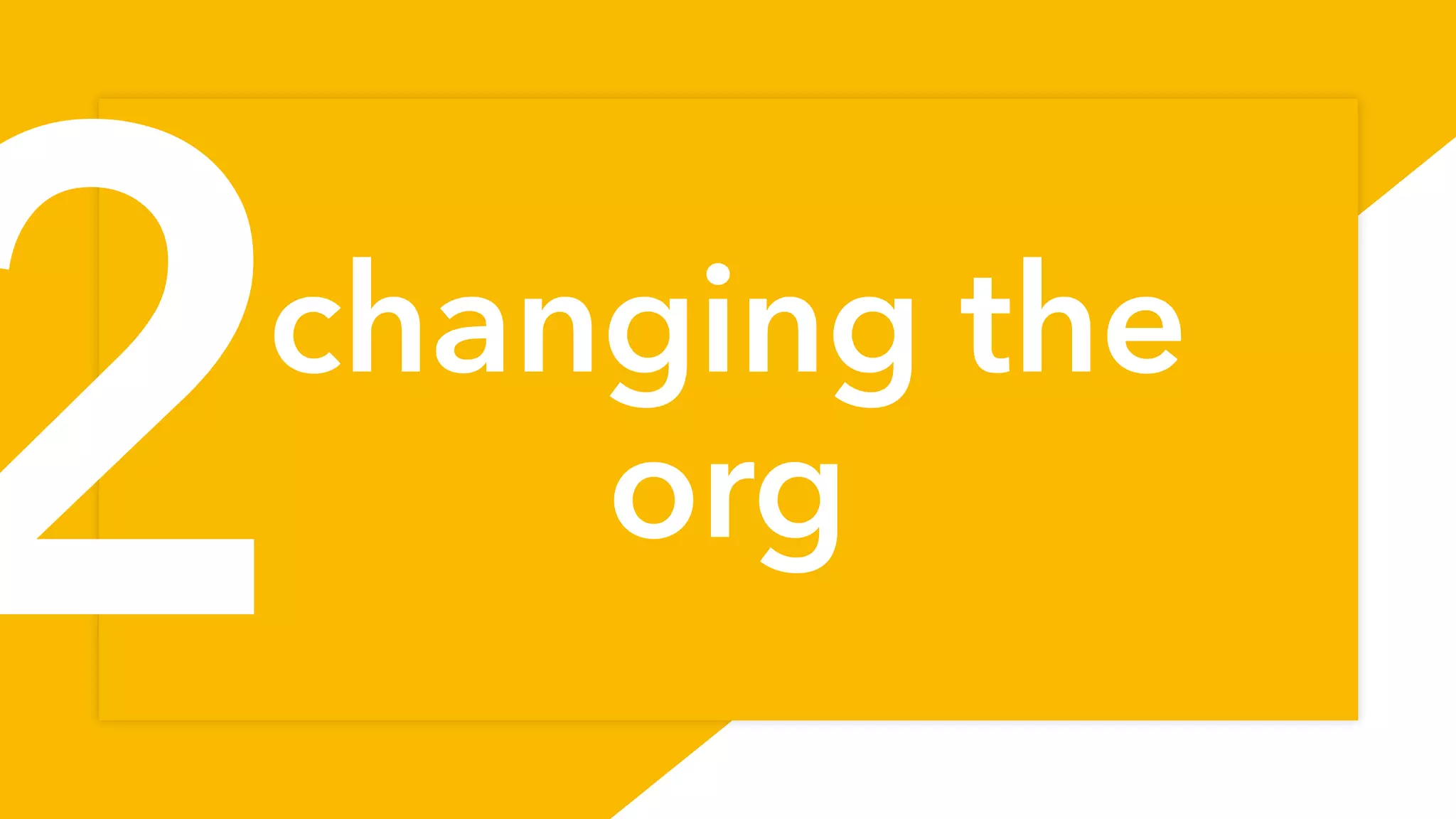 changing the
org
22
2
 