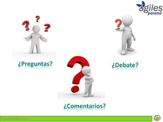¿Preguntas?                   ¿Debate?




                         ¿Comentarios?
www.lemondata.com.ar
 