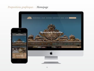 32 
Propositions graphiques - Homepage 
 