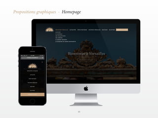 33 
Propositions graphiques - Homepage 
 