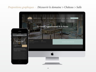 40 
Propositions graphiques - Découvrir le domaine  Château  Salle 
 
