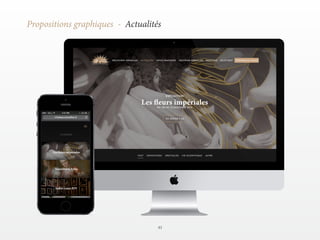 41 
Propositions graphiques - Actualités 
 