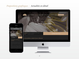 43 
Propositions graphiques - Actualités en détail 
 