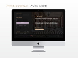 49 
Propositions graphiques - Préparer ma visite 
 
