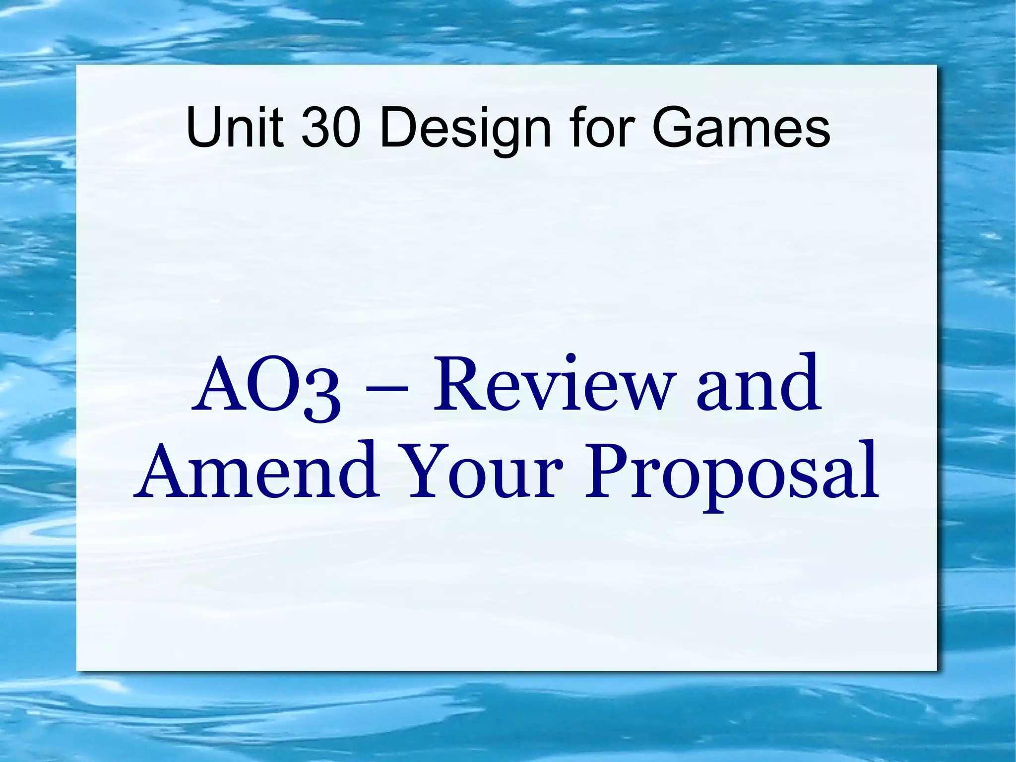 Ao3 presentation | PDF
