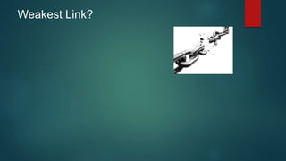 Weakest Link? 
 
