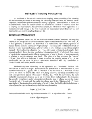 Aoac practices for microbiological methodology - 2006[2] | PDF