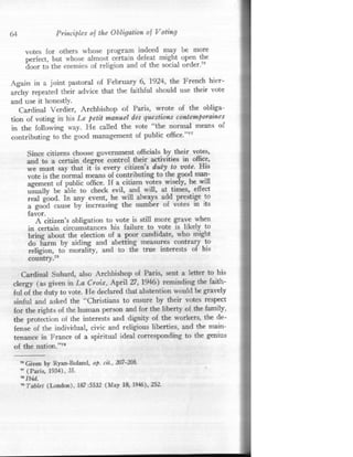 A obrigação moral do voto  em inglês