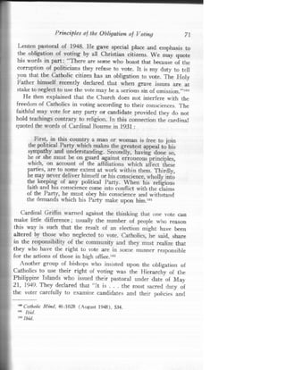 A obrigação moral do voto  em inglês