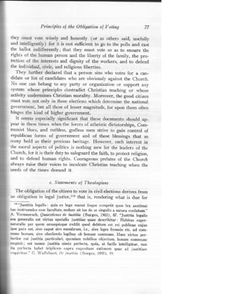 A obrigação moral do voto  em inglês