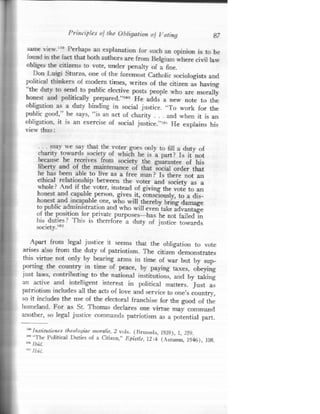 A obrigação moral do voto  em inglês