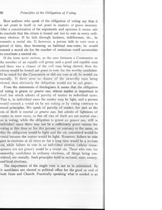 A obrigação moral do voto  em inglês