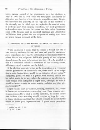 A obrigação moral do voto  em inglês