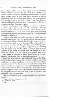 A obrigação moral do voto  em inglês