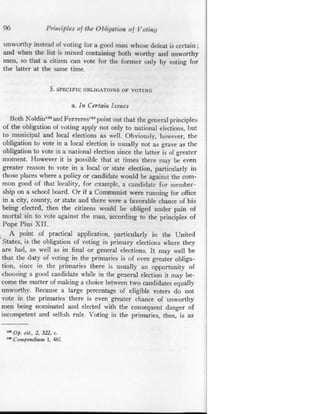 A obrigação moral do voto  em inglês