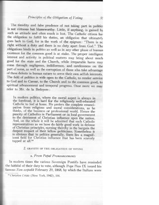 A obrigação moral do voto  em inglês