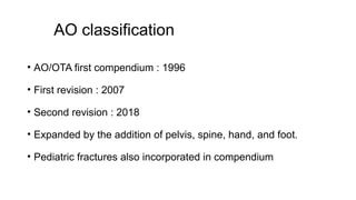 Comprehensive AO Classification of Axial and Appendicular Skeleton ...