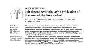 Comprehensive AO Classification of Axial and Appendicular Skeleton ...