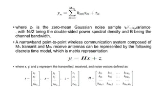 Optical Channel Capacity of MIMO system | PDF