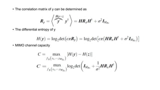 Optical Channel Capacity of MIMO system | PDF