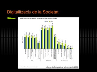 Digitalitzaci ó  de la Societat Informe de Sociedad de la Informaci ó n 2009 