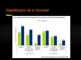Digitalitzaci ó  de la Societat Informe de Sociedad de la Informaci ó n 2009 