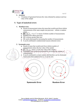 Quality control in clinical laboratories | PDF