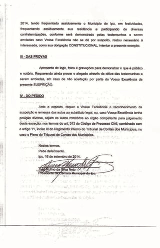 Ação de exceção de suspeição