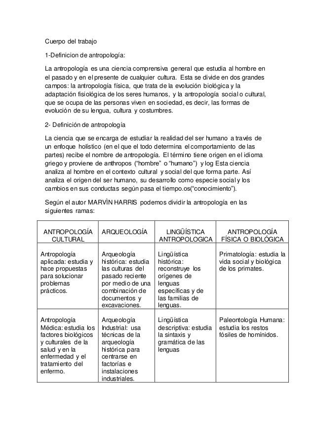 ORIGEN DE LA ANTROPOLOGIA PDF ORIGEN DE LA ANTROPOLOGIA PDF