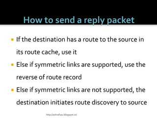 AODV routing protocol | PPTX