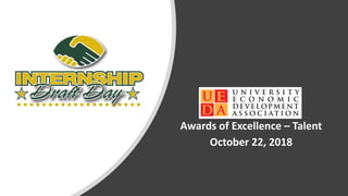 Awards of Excellence – Talent
October 22, 2018
 