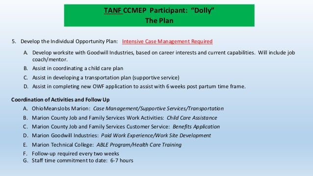 update on ohio s new comprehensive case management and employment pro
