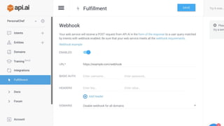Webhook with HTTPS POST request
 