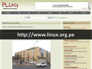 http://www.linux.org.pe
 