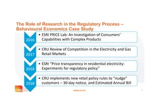 The role of the regulator in the transformation of the electricity ...