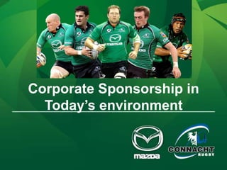 Corporate Sponsorship in
  Today’s environment
 