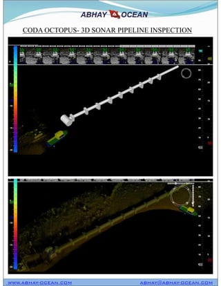 CODA OCTOPUS- 3D SONAR PIPELINE INSPECTION
WWW.ABHAY-OCEAN.COM ABHAY@ABHAY-OCEAN.COM
 