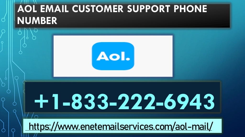 Aol email customer support phone number +1 8332226943