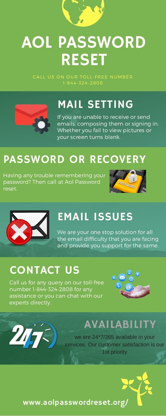reset aol password