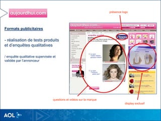 Aol Publicité Aujourdhui