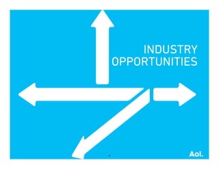 INDUSTRY
     OPPORTUNITIES




21
 