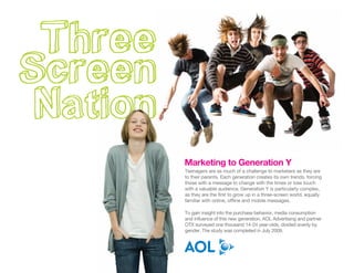AOL  Teens  Study June 2009