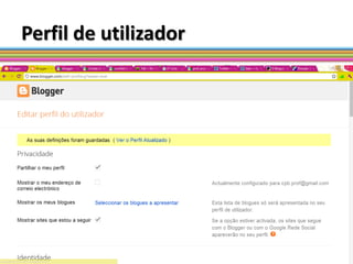 Perfil de utilizador
 